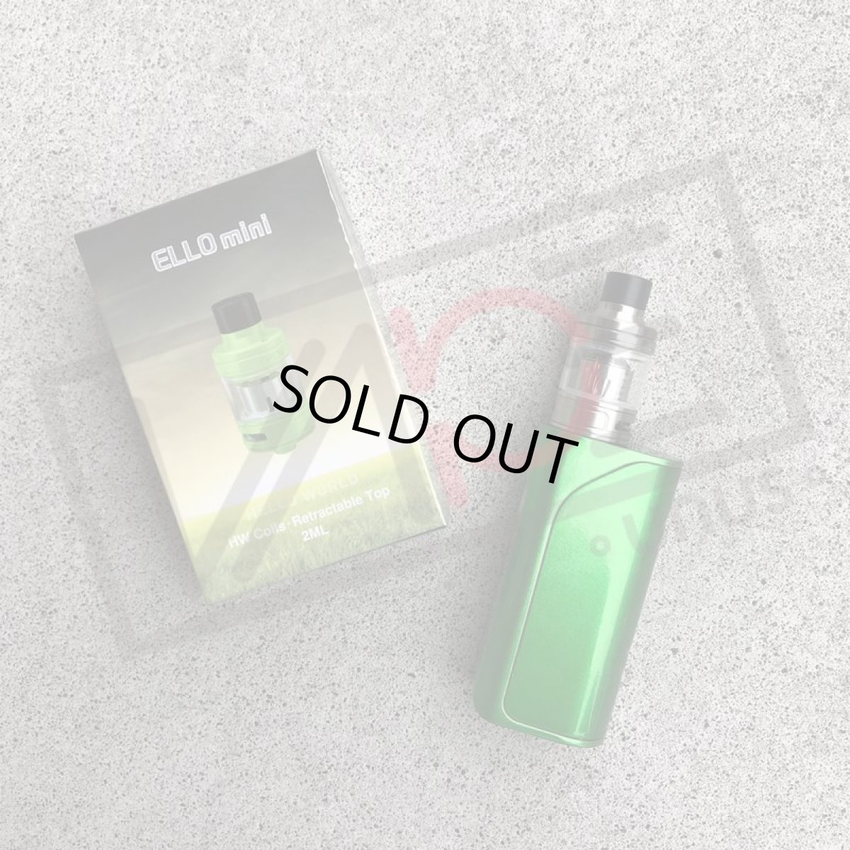 画像1: ELLO mini アトマイザー 22mm 【Eleaf】 クリアロ 初心者 シルバー　電子タバコ vape (1)