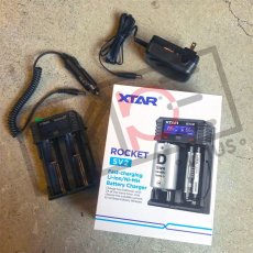 画像5: SV2 ROCKET チャージャー / XTAR　充電器　チャージャー　電子タバコ用　バッテリーチャージャー　２本同時2A充電可能 (5)