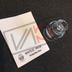 画像1: 《ガラスキャップ》2POST BATTLE DECK 20mm Trinity Glass Cap 《AVID LYFE》　クリア　カスタム　アクセサリー　電子タバコ　vape (1)