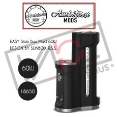 画像1: ＜テクニカルMOD＞ EASY Side Box Mod 60W 《Ambition MODS》DESIGN BY SUNBOX R.S.S.　 MOD　シングルバッテリー　電子たばこ　vape (1)