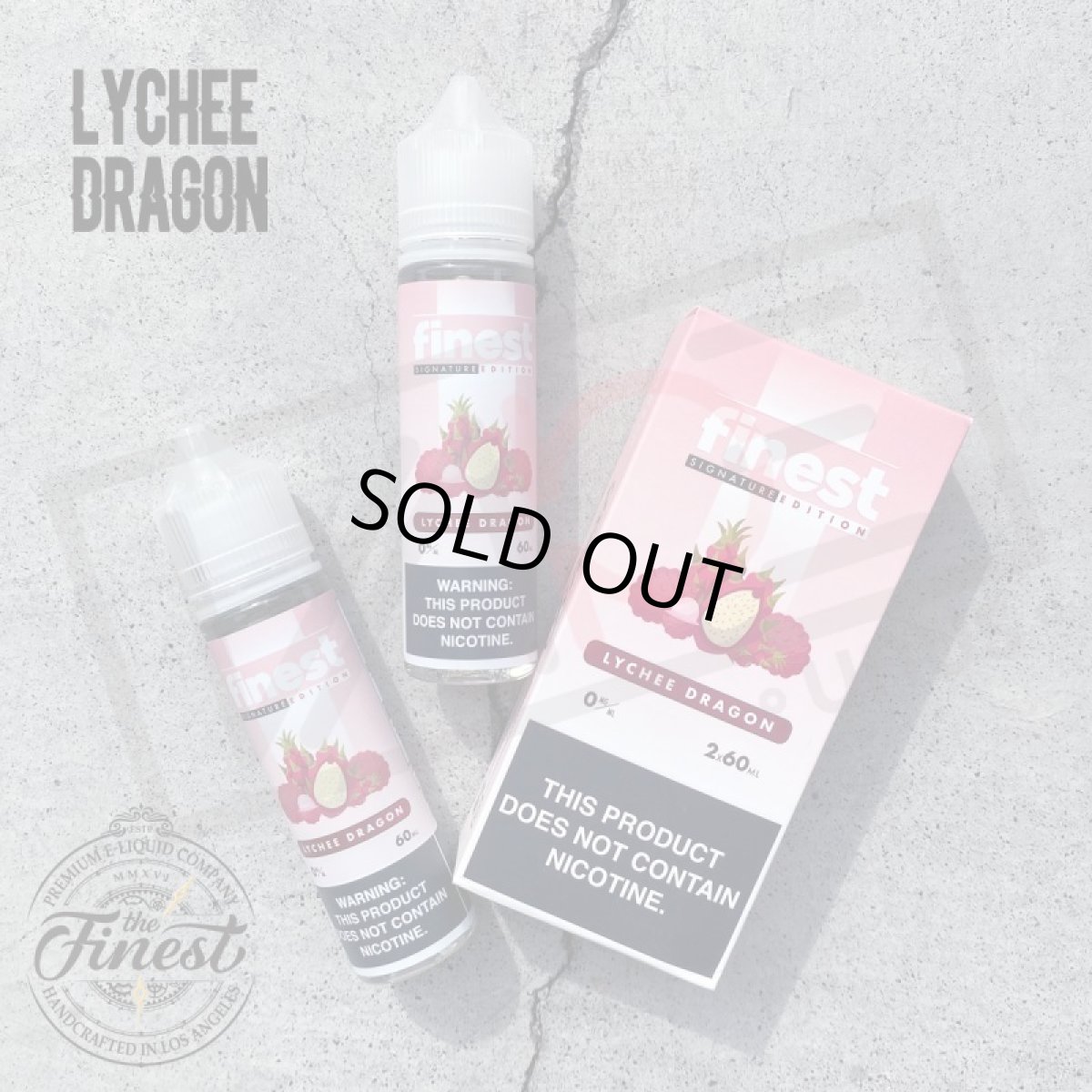 画像1: 《フルーツ系》LYCHEE DRAGON / Finest Juice【60ml / 120ml】ライチ　ドラゴンフルーツ　フルーツ　リキッド (1)