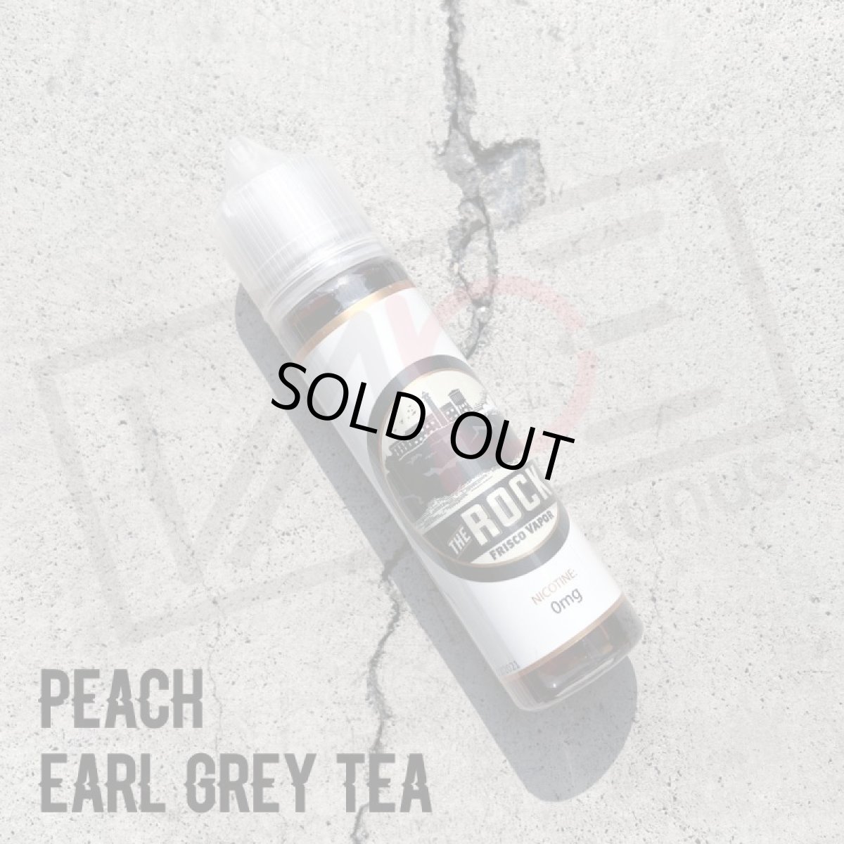 画像1: 《紅茶系》　PEACH EARL GREY TEA / THE ROCK FRISCO VAPOR　【60ml】　ピーチ　アールグレイ　ティー　紅茶　リキッド (1)