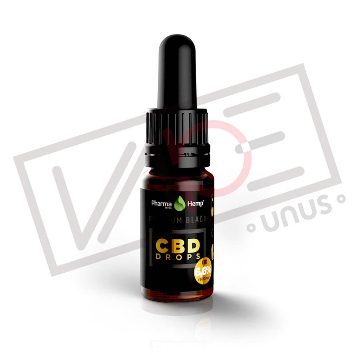 CBDオイル》 Pharma Hemp CBDプレミアムブラックオイル CBD6.6% フル